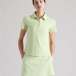 RHONE Course to Court Polo. Lime zest. Size small NWT